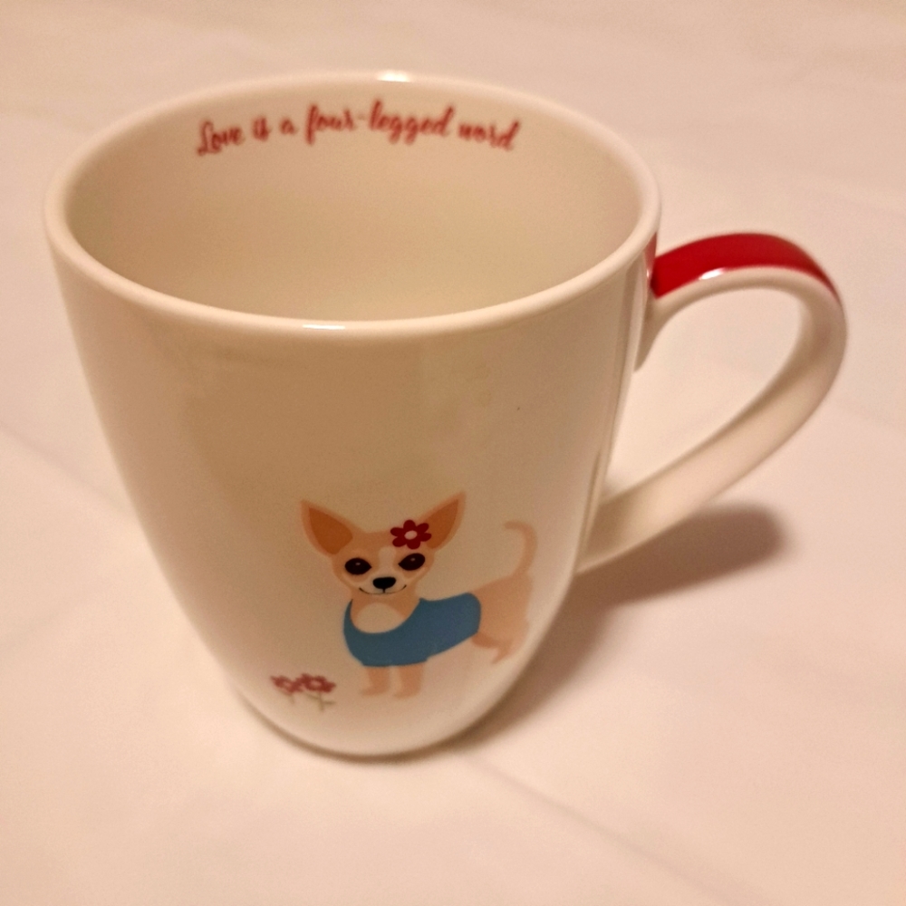 Two's Company Puppy Love mug